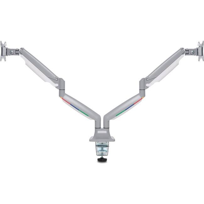 Front. Kensington - Kensington SmartFit Mounting Arm for Monitor - Silver Gray - 2 Display(s) Supported - 32" Screen Support - 39.60 lb Load - Silver Gray.