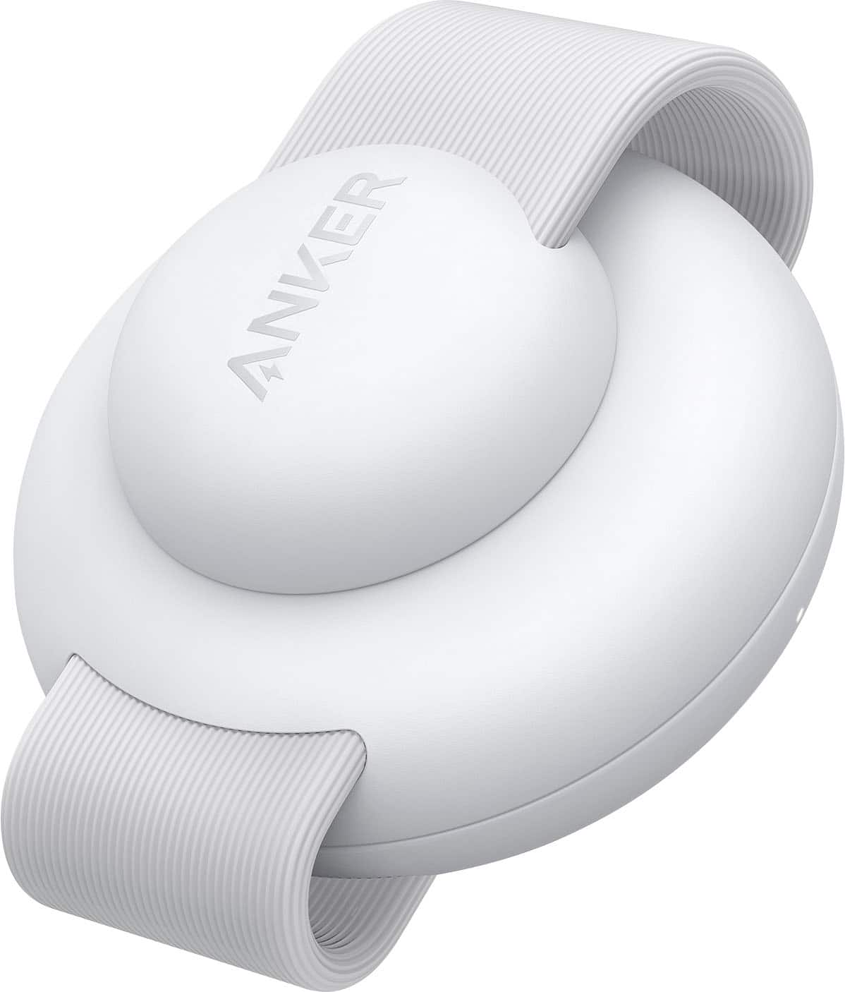 Left. Anker - Anker MagGo Wireless Charging Station (3-in-1, Foldable Pad with Travel Case Included) - White.