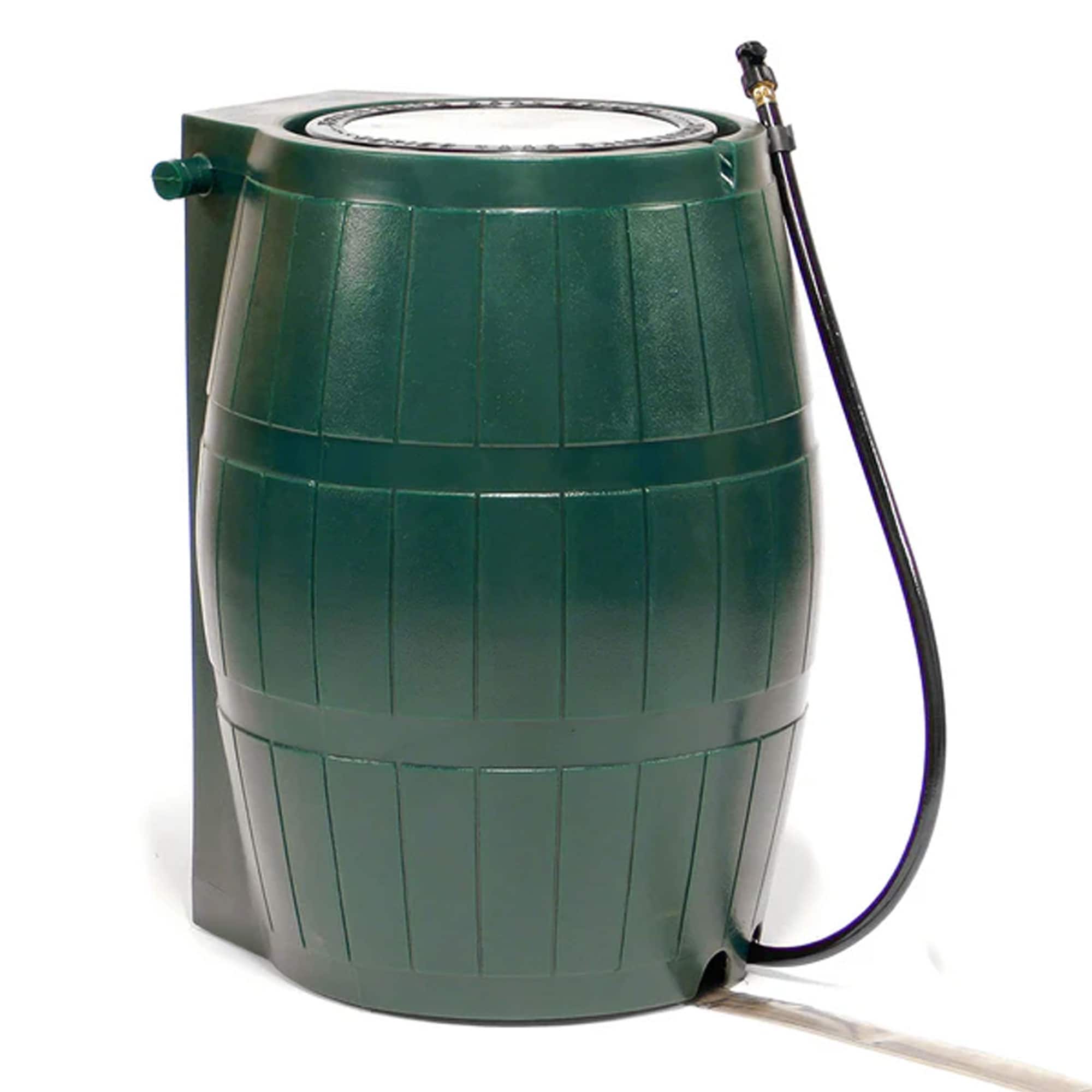 FCMP Outdoor - RC4000 50 Gallon Outdoor Rain Water Catcher Barrel Container - Green price history on PriceWatchPro