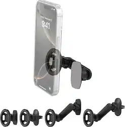 Scosche - MagicMount MS 5 in 1 Magnetic Mount For Most Cell Phones - Black - Front_Zoom