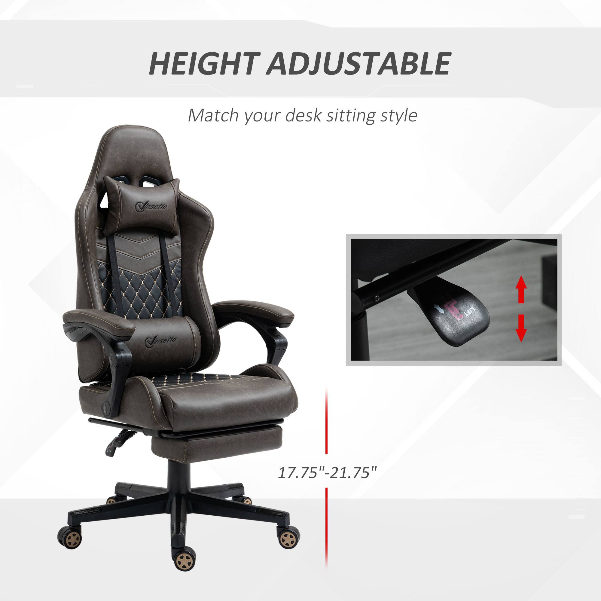 HEIGHT ADJUSTABLE, Match your desk sitting style, Casetie LIFT, 17.75"-21.75"