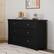 Alt View 13. Storkcraft - Crescent 6-Drawer Double Dresser - Black.