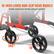 10-INCH LARGE NON-SLIP REAR WHEELS
Easily maneuver across various terrains
360°
10"
