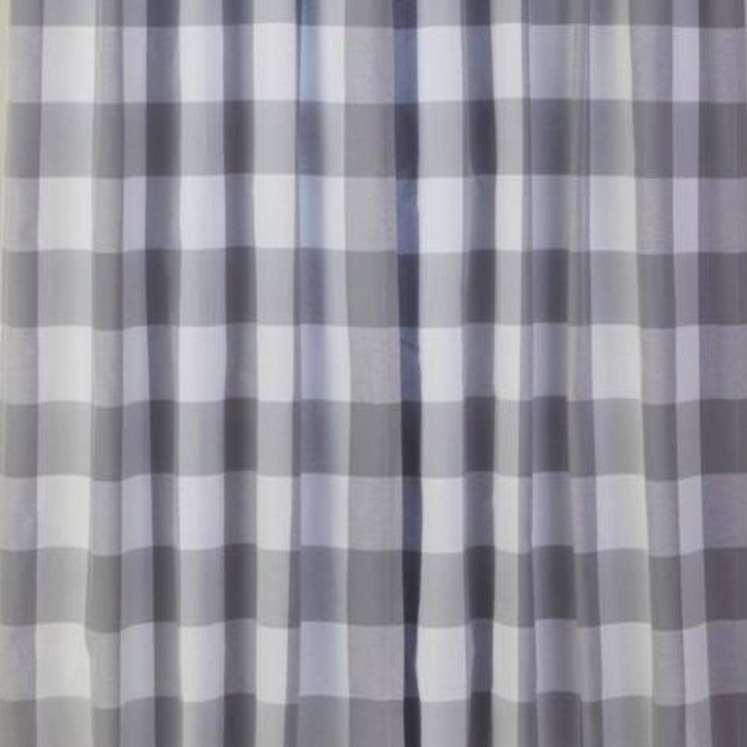 Left. SKL Home - SKL Home By Saturday Knight Ltd Grandin Curtain Panel - 40" x 84" Gray/White - Gray white.