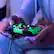 Alt View 3. PDP - Rematch Glow Advanced Wired Controller for Xbox Series X|S, Xbox One & Windows - Jolt Green.