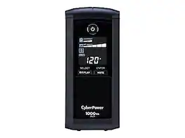 CyberPower - Intelligent 1000VA UPS Battery Backup and Surge Protector, 9-Outlets - Black/Gray
