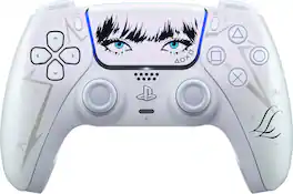 Sony Interactive Entertainment - DualSense Wireless Controller – LISA Limited Edition - For PS5, PC, Mac & Mobile - White