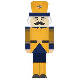 Fan Creations - Nashville Predators 31'' Nutcracker Leaner - Multicolor