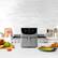 Alt View 21. Cosori - Pro Gen 2 5.8 qt Air Fryer - Light Gray.