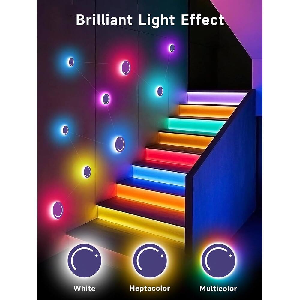 Brilliant Light Effect

White  
Heptacolor  
Multicolor