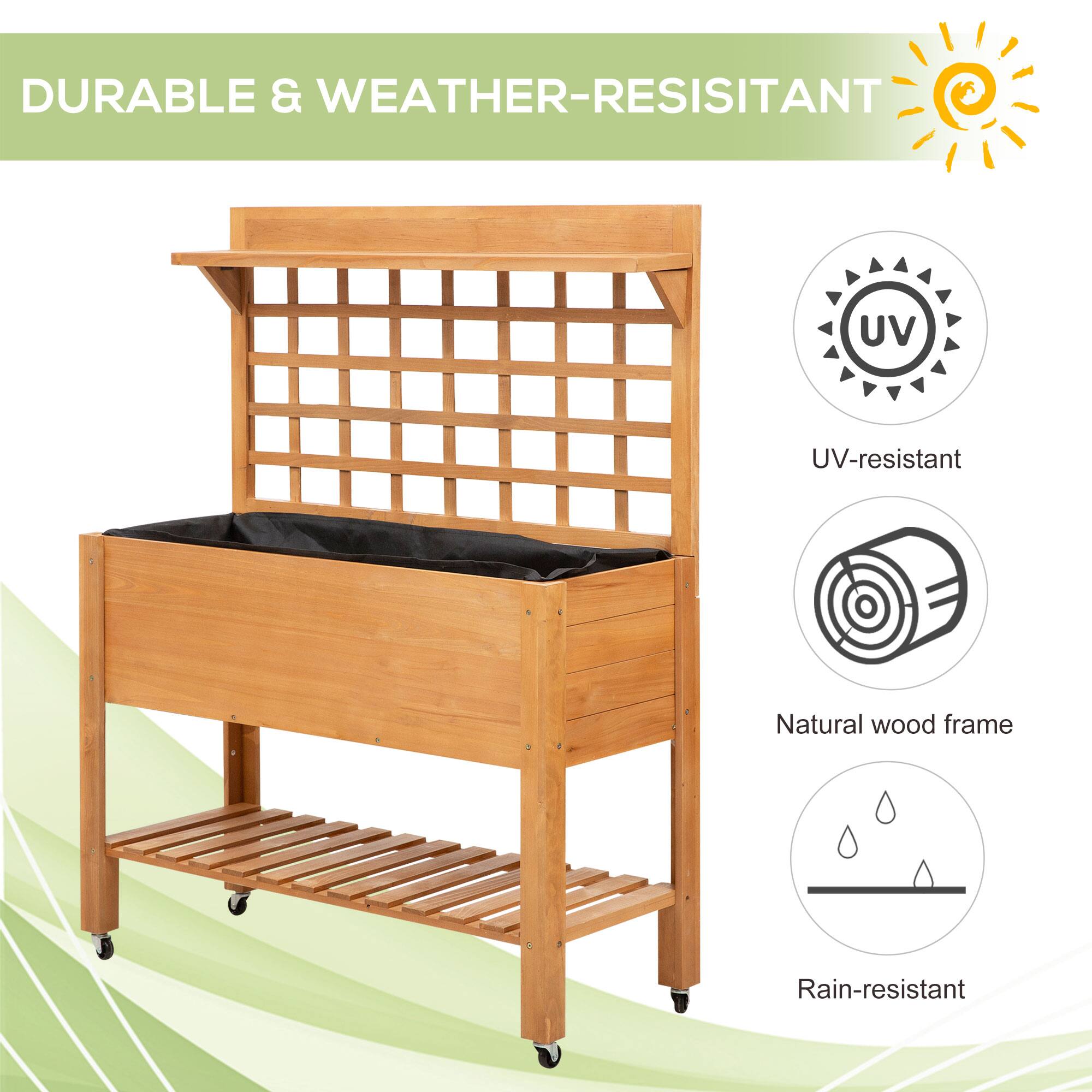 DURABLE & WEATHER-RESISTANT

- UV-resistant
- Natural wood frame
- Rain-resistant