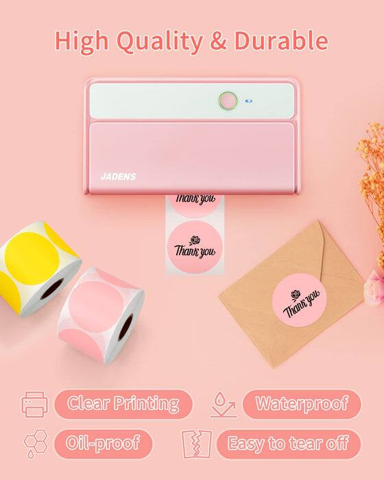 High Quality & Durable

JADENS

Thank you

Clear Printing
Waterproof
Oil-proof
Easy to tear off