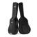 Alt View 5. VEVOR - Acoustic Guitar Hard Case, 43.31 in Gourd-Shaped Guitar Hard Case, With Lock Latch Key Handle, PVC Padding Soft Lining - Black.