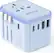 Epicka is a travel adapter that supports USB-C, USB-A, and AC power. It has a maximum output of 2400W and a maximum current of 10A. The adapter is designed for use in the EU, UK, USA, and other countries. It is suitable for use with a variety of devices, including laptops and smartphones. The compact design of the Epicka adapter makes it easy to carry and use while traveling.