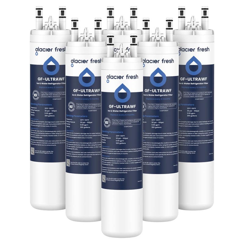 GLACIER FRESH - ULTRAWF Frigidaire Refrigerator Water Filter, 6 Pack