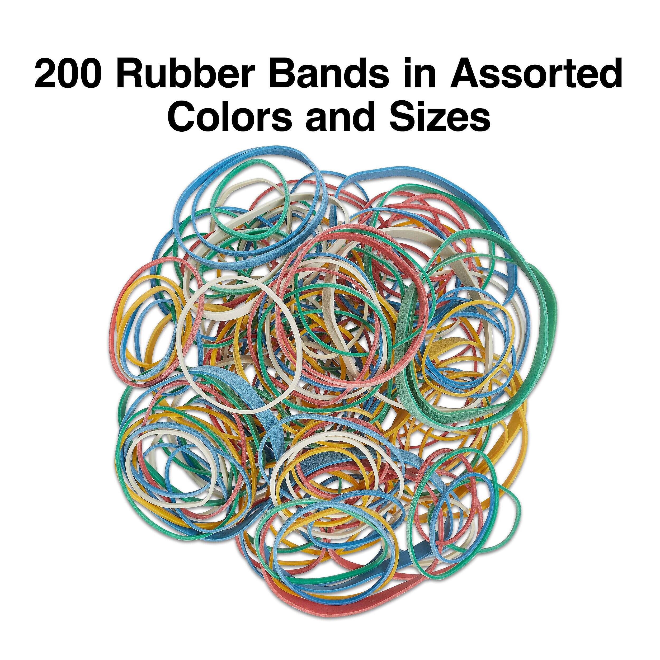 Staples Multi Purpose Rubber Bands, Colors, 200/Pack Assorted - Best Buy