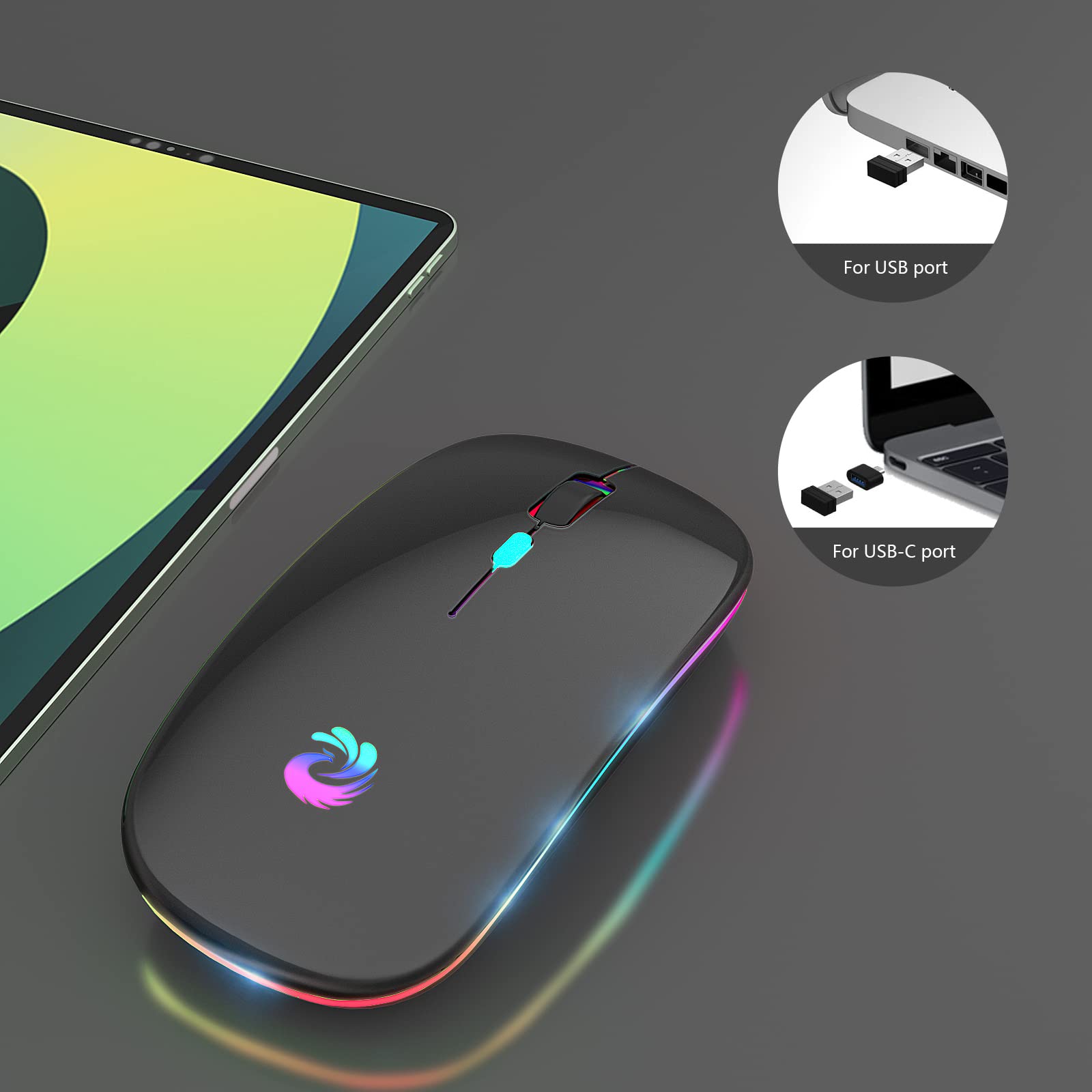 For USB port

For USB-C port