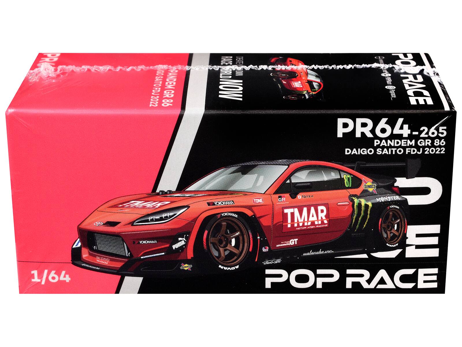 PR 1/64 GO SAITO ANDEN FDJ GR 2022 86 TAG YOKDHAMA PUMA CNeCt RACE DEATE FOR ORLD ANO O FF NOW h PRACE PR64-265 265 PANDEM GR 86 DAIGO SAITO FDJ 2022 87 SUNDCD YOKOHAMA TONE GR A k MONSTER U N YOKONAMA TMAR P .. AGE NEFTER A GT matanabaere SRACY E G ADVAN POP RACE