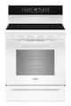 Whirlpool - 30 in. Wide 5 burners 5.0 cu. ft. Smart Freestanding Gas Range with Air Cook Technology, No Preheat Air Fry, Steam Clean - White