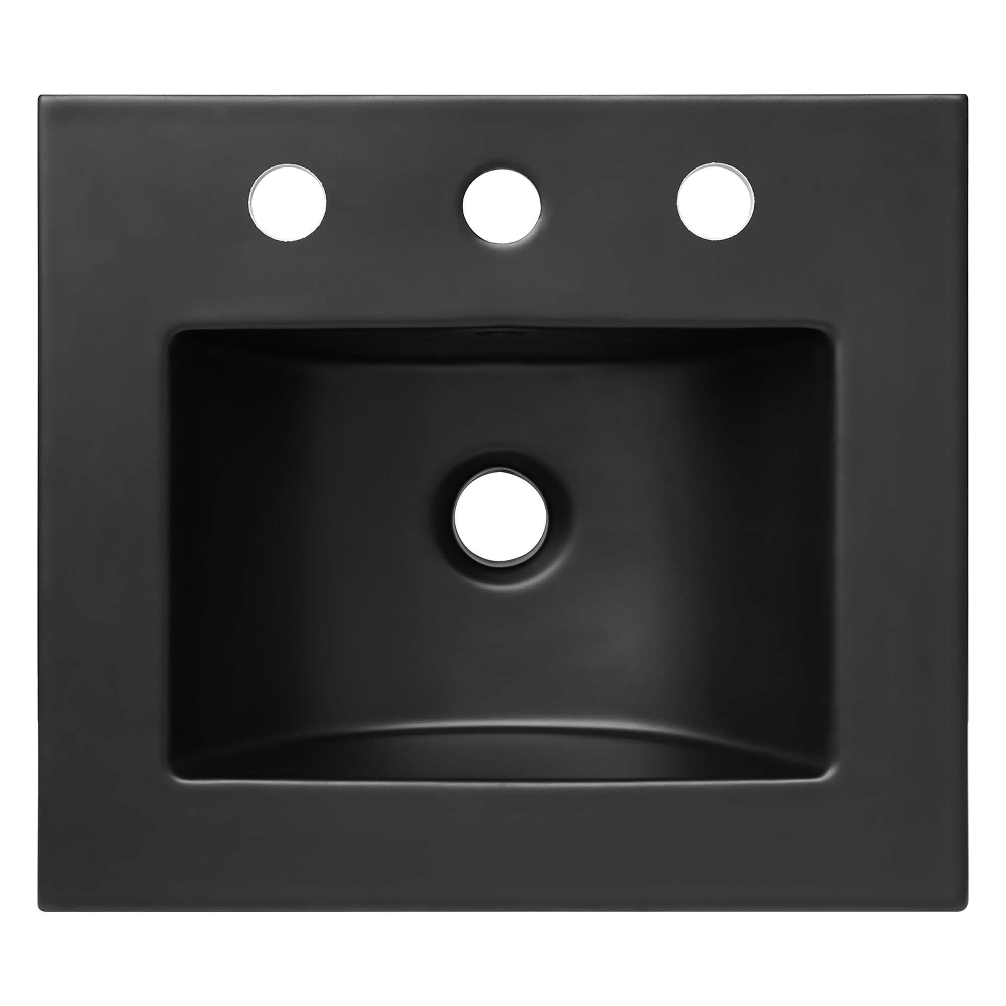 Alt View 9. Modway - Soma Bathroom Vanity with Black Basin Included by Modway - Walnut Black.