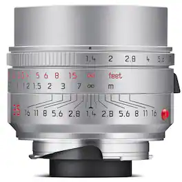 Leica - 35mm f/1.4 Summilux-M ASPH Lens, Silver - Black
