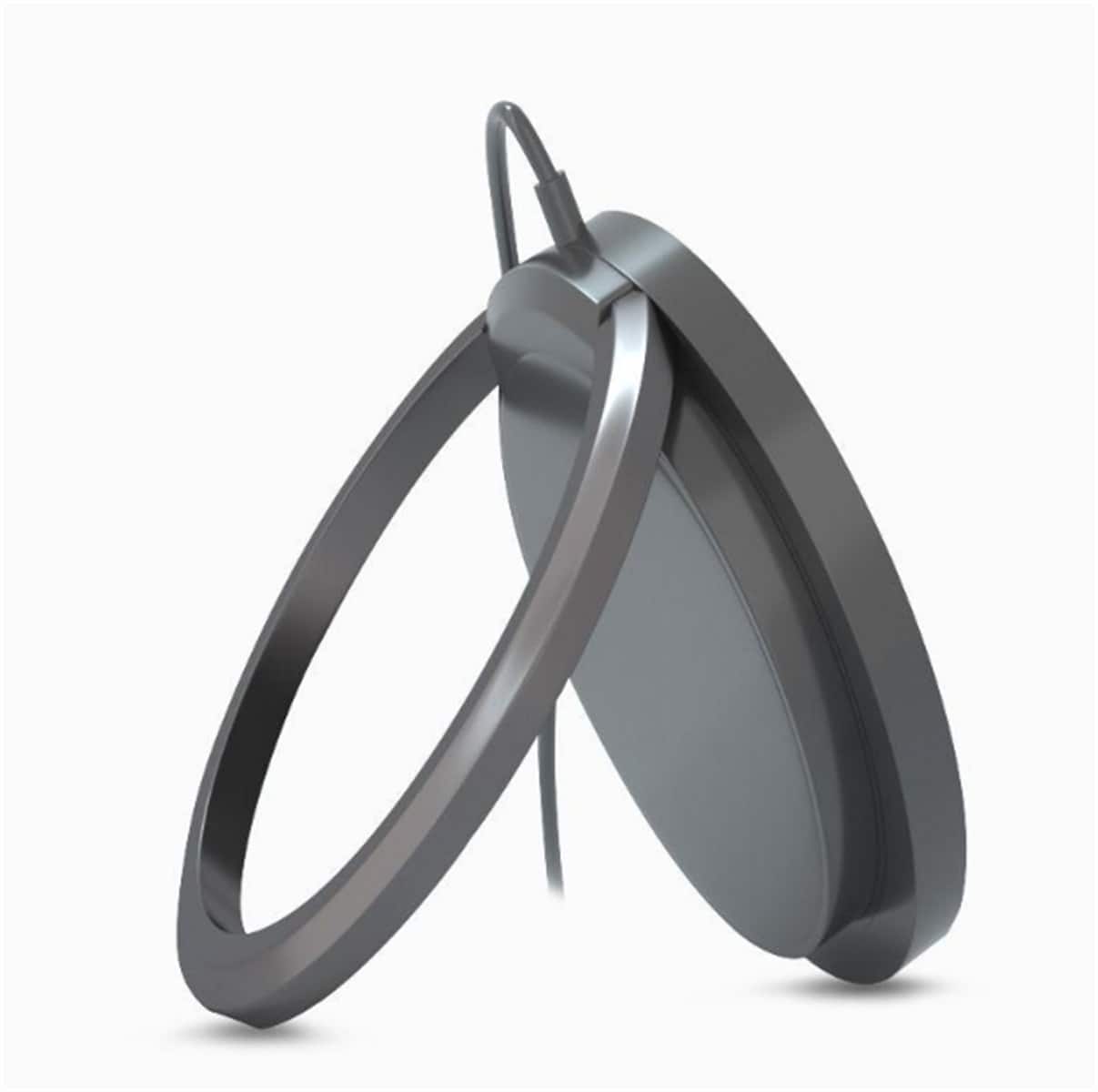 RISOKEYS - 2-in-1 Magnetic Wireless Charger  - Fast Charging Magnetic Charger, Phone Stand for Apple Phones - Black