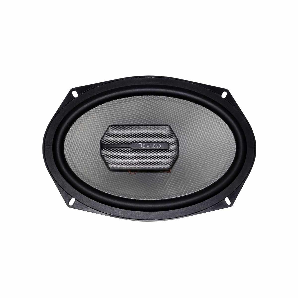 Alt View 10. Diamond Audio - Diamond Audio DMD693 - DMD Series 6"x9" 3-Way Coaxial Speakers - Black/Gray.