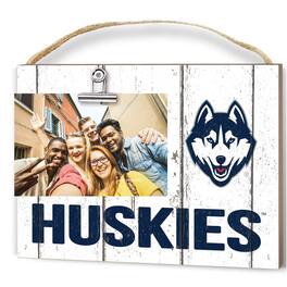Jardine - UConn Huskies 8'' x 10'' Weathered Clip It Frame - White