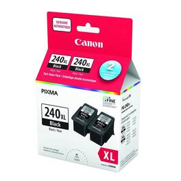 PG-240XL 2-Pack Black Ink Cartridge Set Canon 240-XL 240 XL