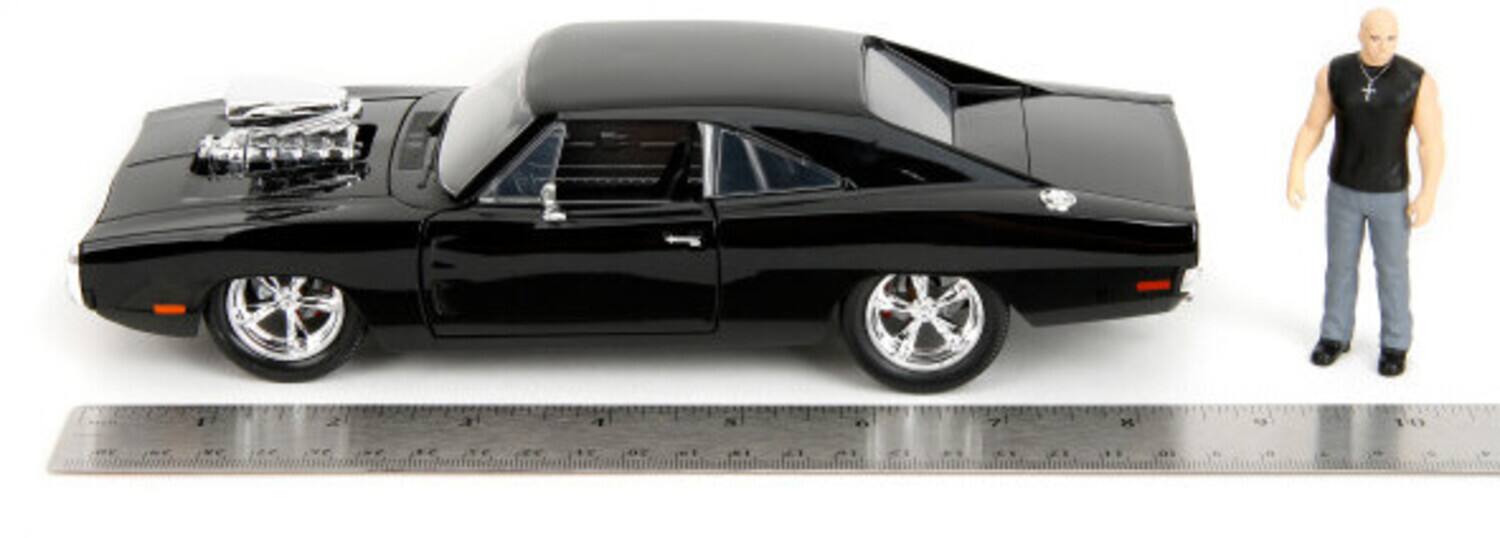 Alt View 2. Jada Toys - Jada Toys - 1:24 Fast & Furious 1 - Dodge Charger R/T with Dom Figure   - COLLECTIBLES - Multicolor.