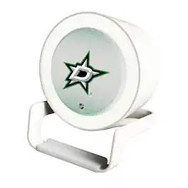 Keyscaper - Dallas Stars Linen Print Nightlight Charger & Bluetooth Speaker - White