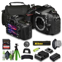 Nikon - D7200 24.2 MP DX-Format Digital SLR Camera (1554) Bundle - Black