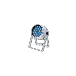 Deejay LED - MyPar 64 Trio 125 Watt LED Par Can with DMX Control, Silver