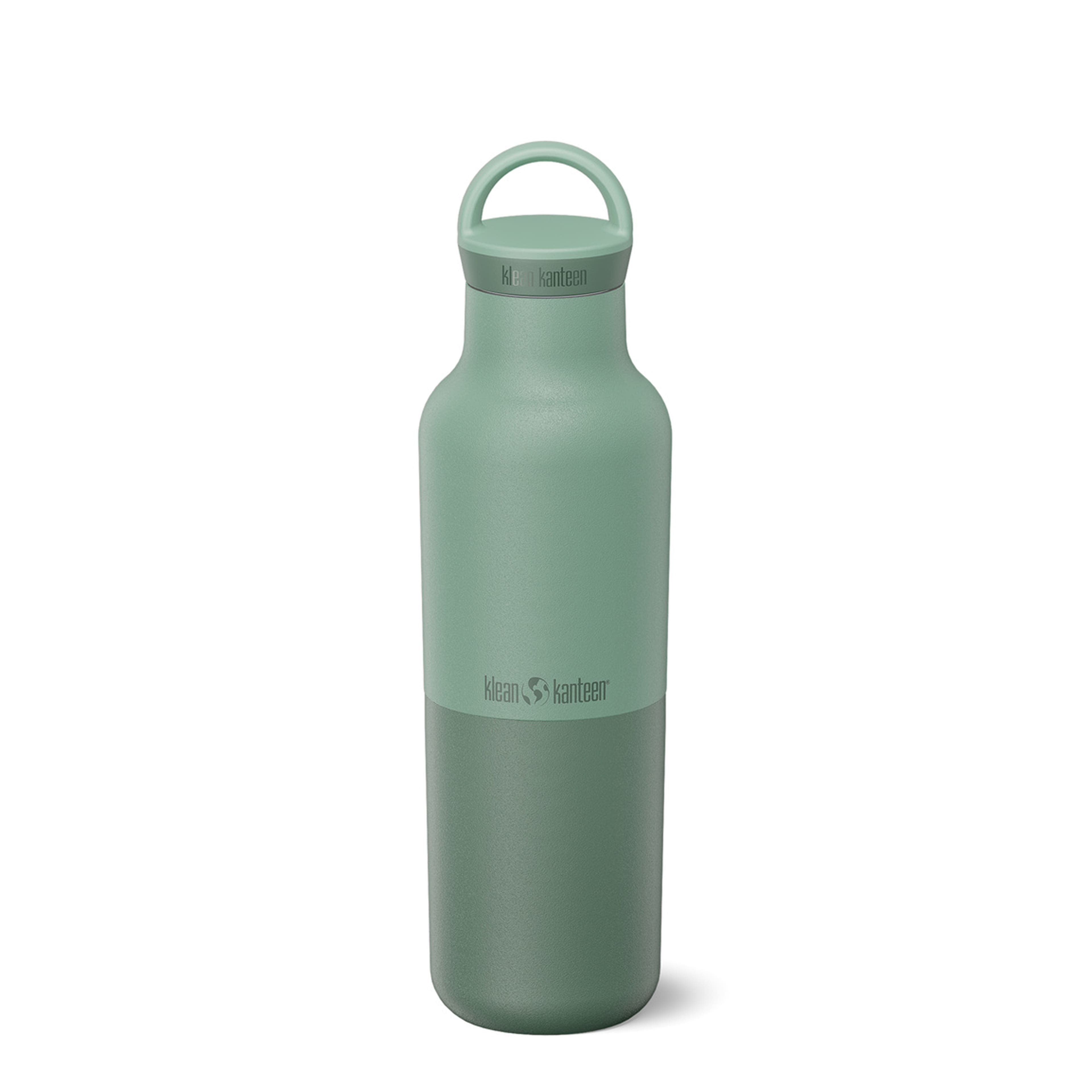 Klean Kanteen - Rise Classic Insulated Water Bottle - Cold 65 Hours - SS - Leakproof Cap - 20oz - Iceberg