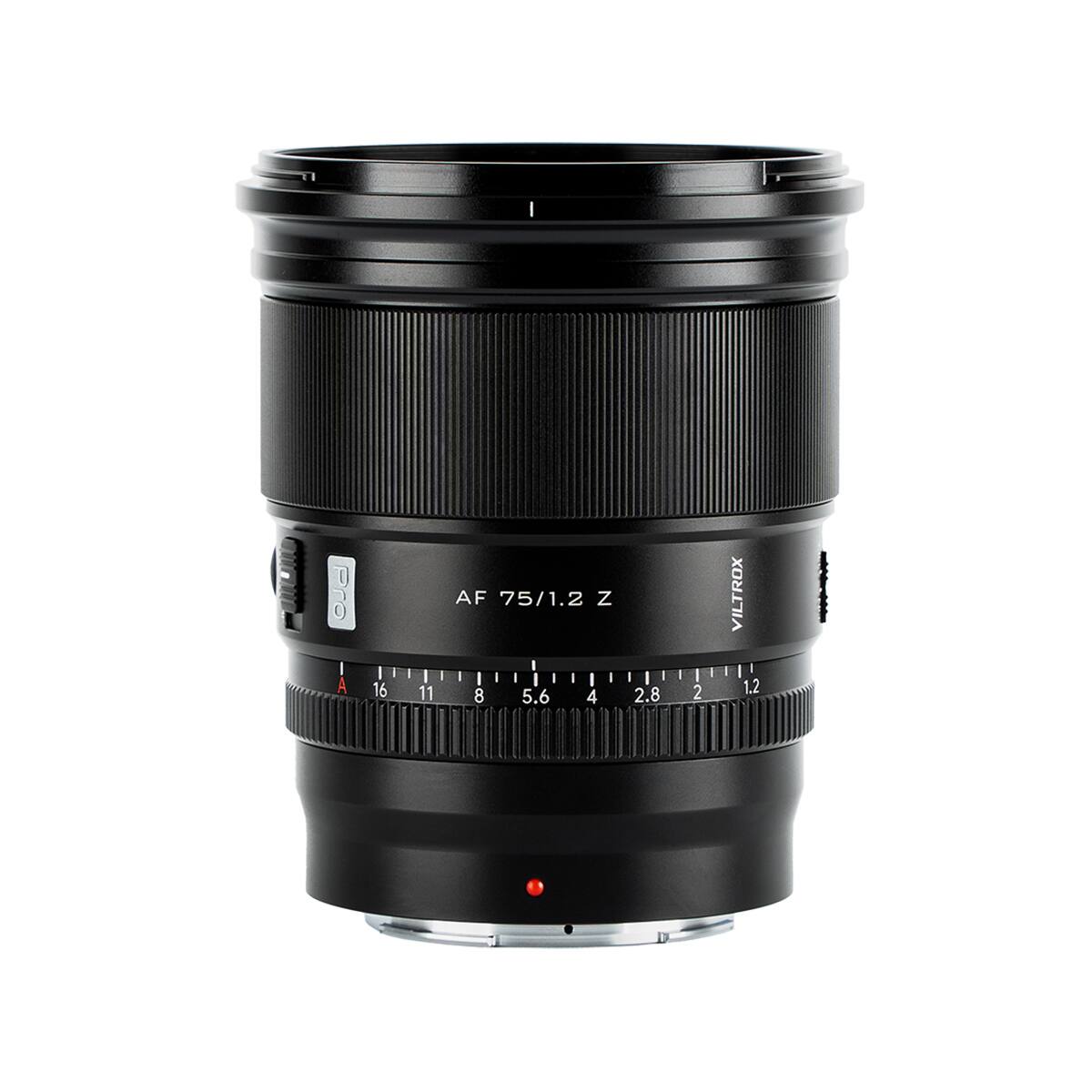 3 C I A 16 11 AF 75/1.2 Z 8 5.6 4 2.8 2 VILTROX 1.2