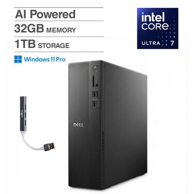 Dell Slim ECS1250 Desktop (Intel Ultra 7 265, 32GB DDR5, 1TB M.2 Dell Slim ECS1250 Desktop (Intel Ultra 7 265, 32GB DDR5, 1TB M.2