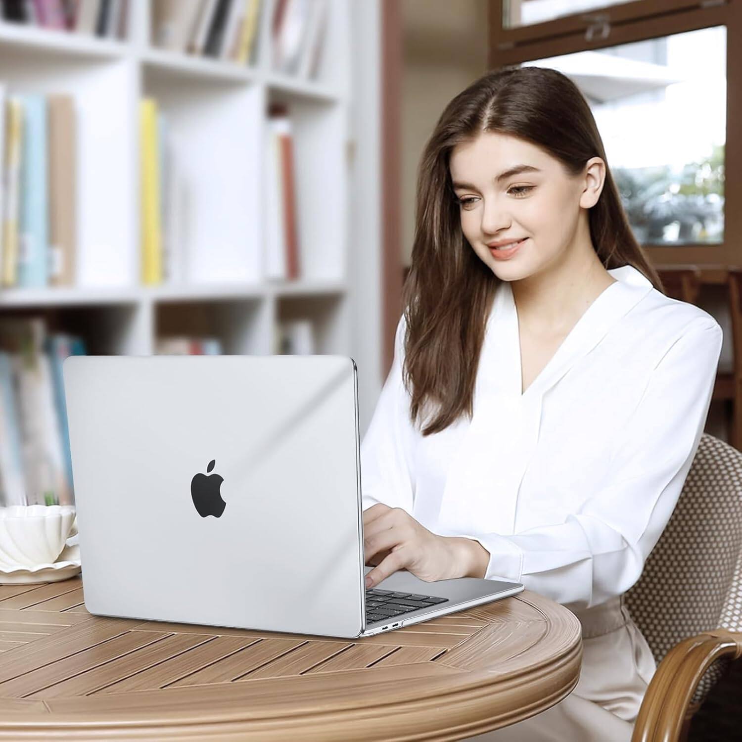 Alt View 2. mosiso - MacBook Pro 13" hard shell case with keyboard skins, screen protector and storage bag - Crystal Clear.