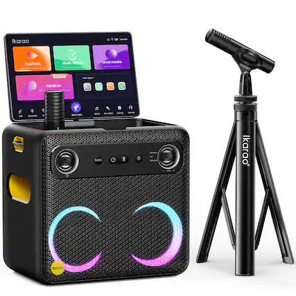 Ikaroo
3:45 PM
YouTube Free srooks version Search
Music library your relowing momont.
Local media cone minute ni uses
make -
More Apps
KaraFun sok+ WT ands cantral
AUX
Bluetooth
TV
Quick stort
Music Mc effect BASS
Setting
Service G
BUETOOTH Like UCAURA
VOL
Ikaroo
Ikaroo