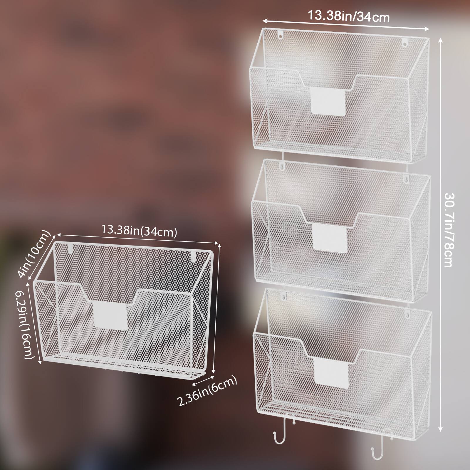 13.38in/34cm  
4in(10cm)  
13.38in(34cm)  
PROTHING  
30.7in/78cm  
6.29in(16cm)  
2.36in(6cm)