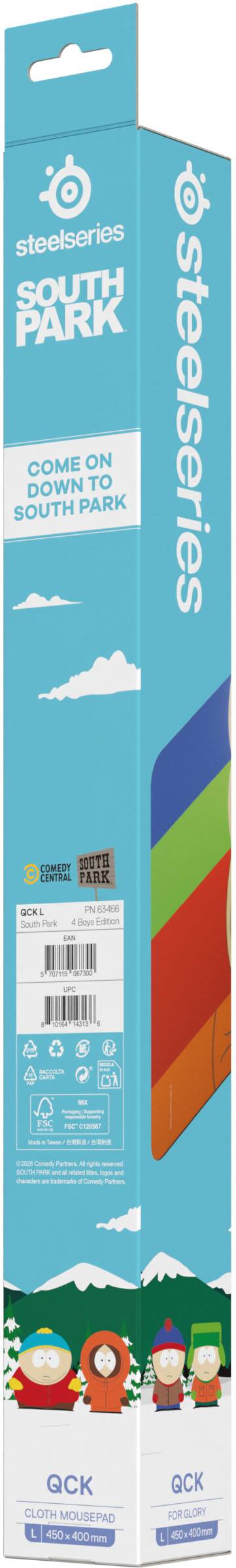 steelseries SOUTH PARK SOUTH DOWN COME PARK ON TO steelseries COMLDY SOUTH CENTRAL PARK OCKL PN 43-406 South Park 1 Boys Fdtion AN 7 Mrs S/50 uPC 1 M Gnt) - -  -- . M -  :  PM 1 - - - .E cNS - Crt Pute 4 - - sre - - . - - - - deaios - Tadmat . Cerel Taman QCK CLOTH MOUSEPAD L 450 . 400 mm QCK FOR GLORY 450 450400mm