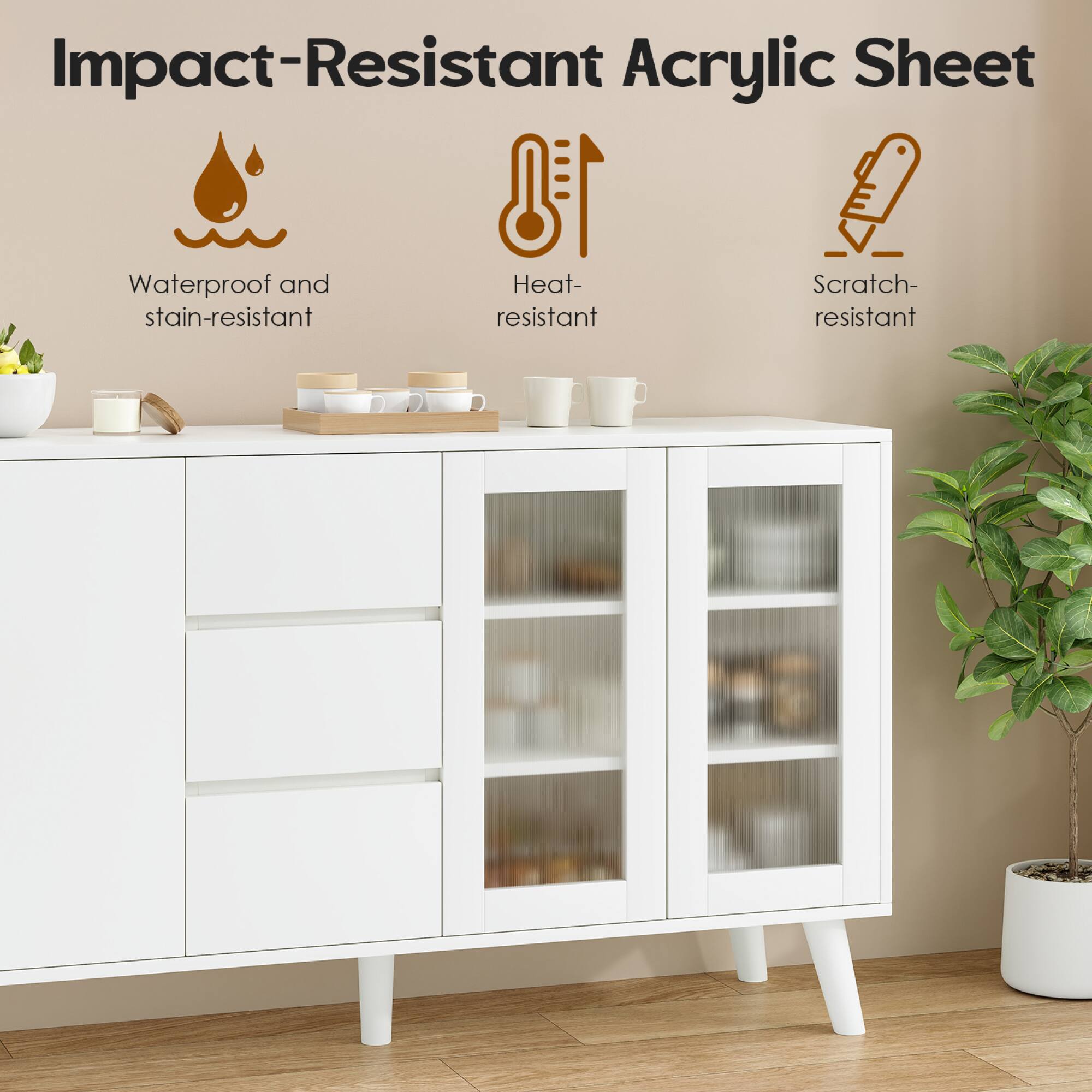 Impact-Resistant Acrylic Sheet

- Waterproof and stain-resistant
- Heat-resistant
- Scratch-resistant