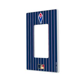 Keyscaper - Atlanta Braves 1972-1975 Cooperstown Pinstripe Single Rocker Light Switch Plate - Multicolor