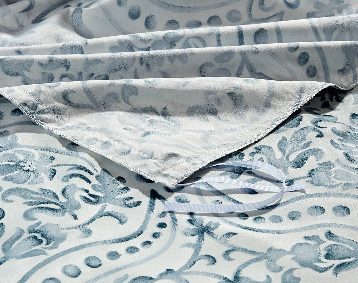 Back. Bibb Home - Bibb Home 1800 Series Egyptian Luxury 3 pc Duvet Cover Set - Madison.