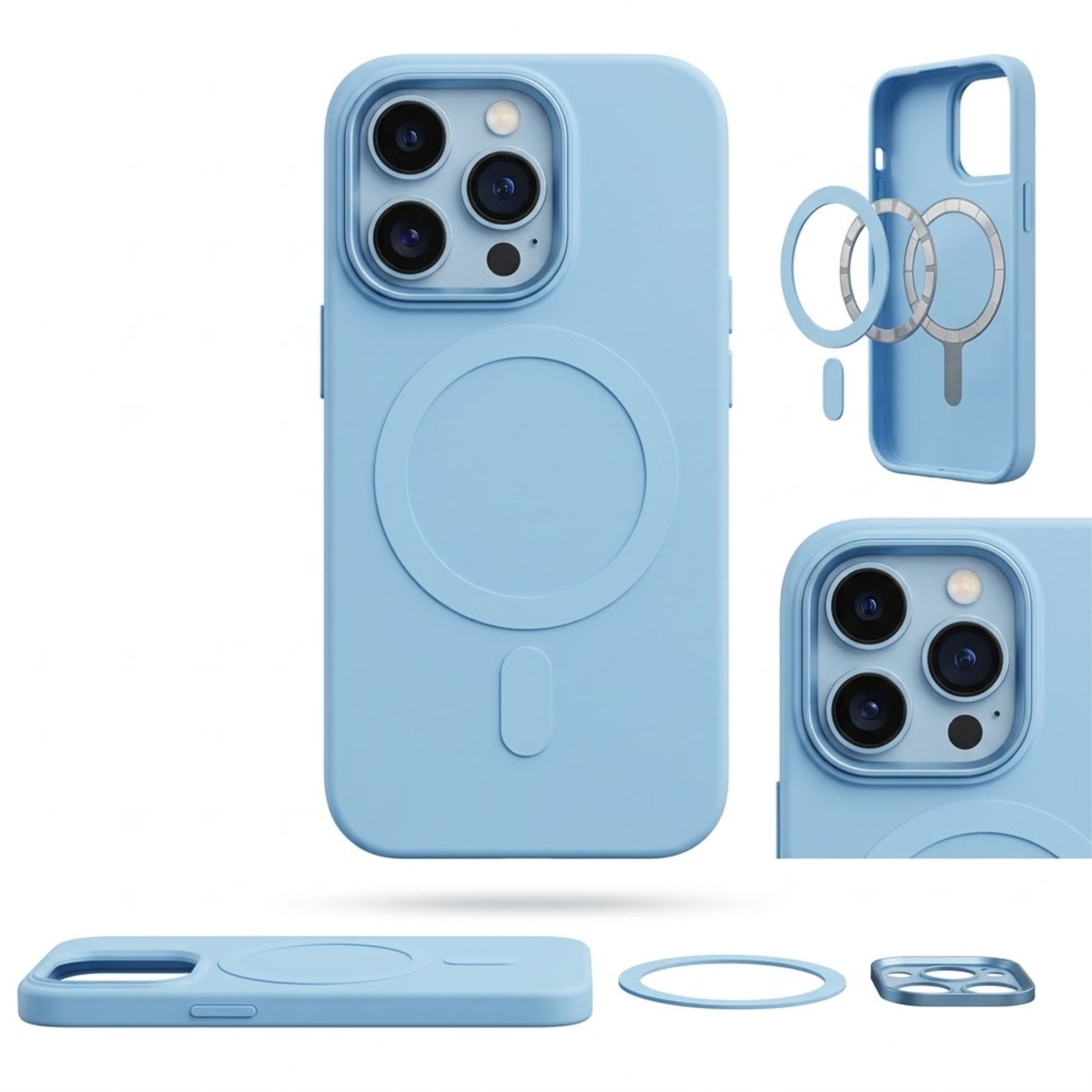 Kitcheniva - Sleek Shockproof Protective Phone Case For iPhone iPhone 17 Pro - Blue