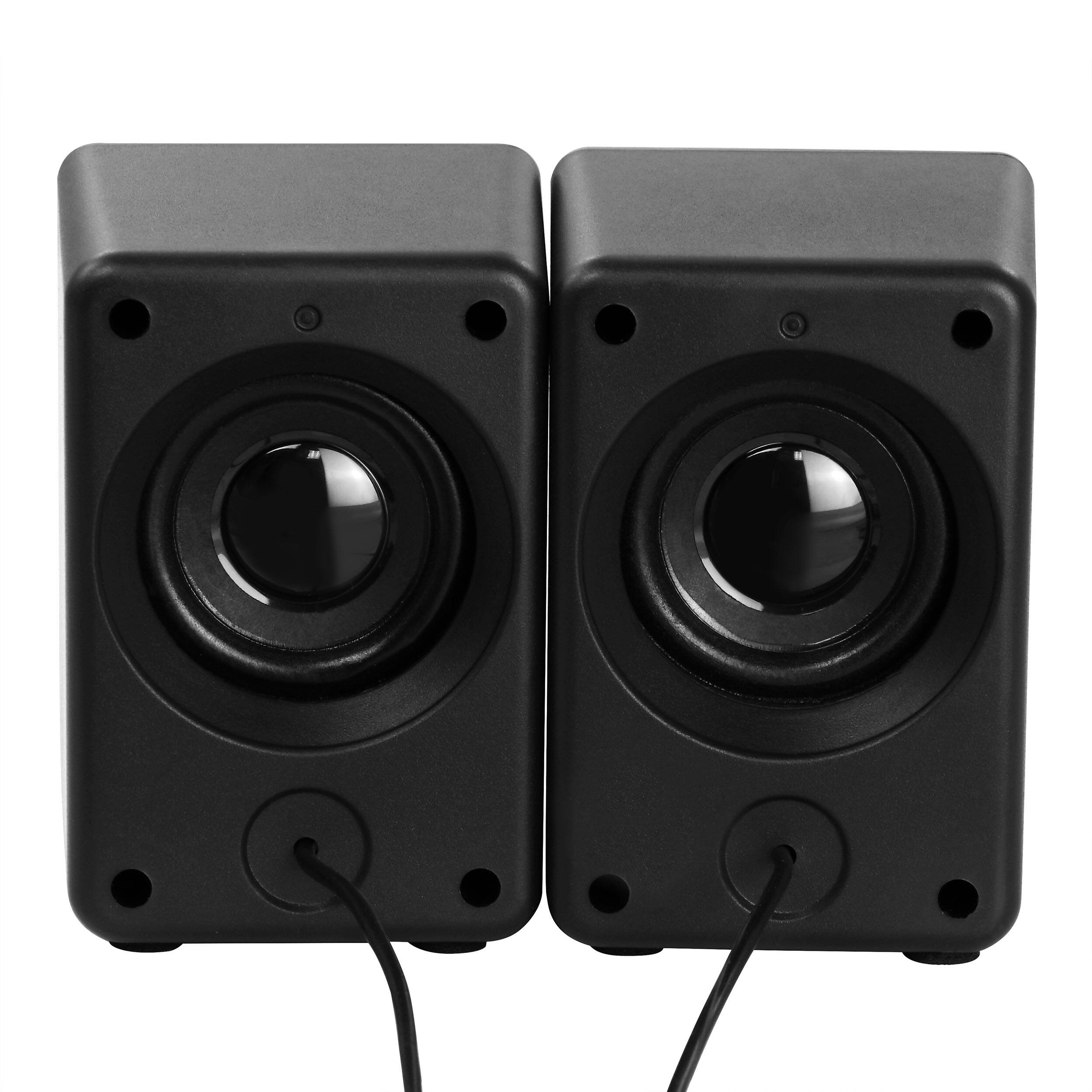 Back. beFree Sound - beFree Sound Dual Compact LED Gaming Speakers - Black.