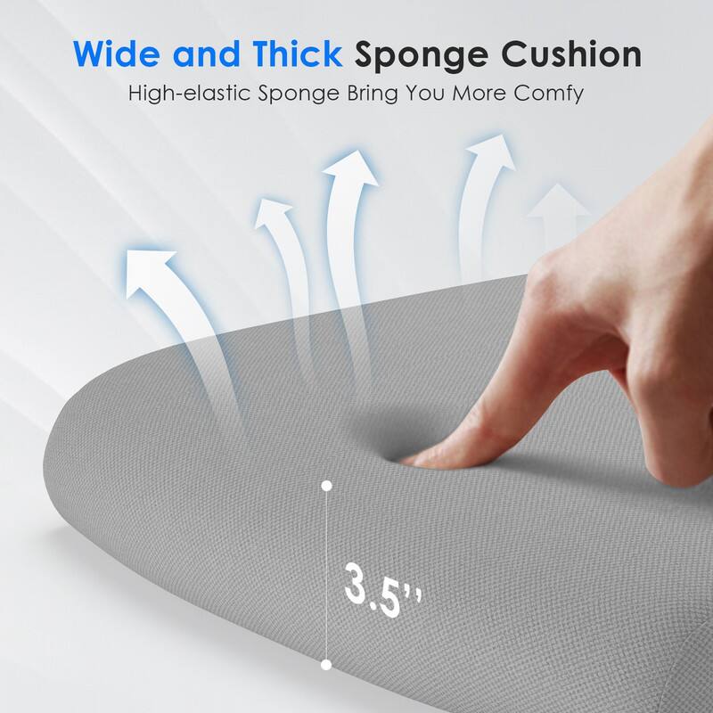 Wide and Thick Sponge Cushion  
High-elastic Sponge Bring You More Comfy  
1 3.5"