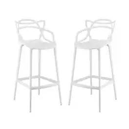 Entangled Bar Stool Set of 2 by Modway - White