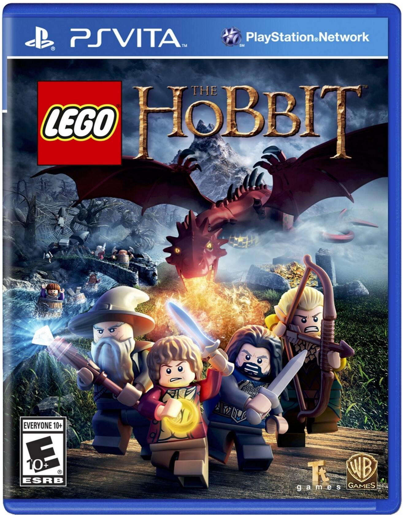 PSVITA  
PlayStation Network  
LEGO THE HOBBIT  
EVERYONE 10+  
ESRB  
WB GAMES