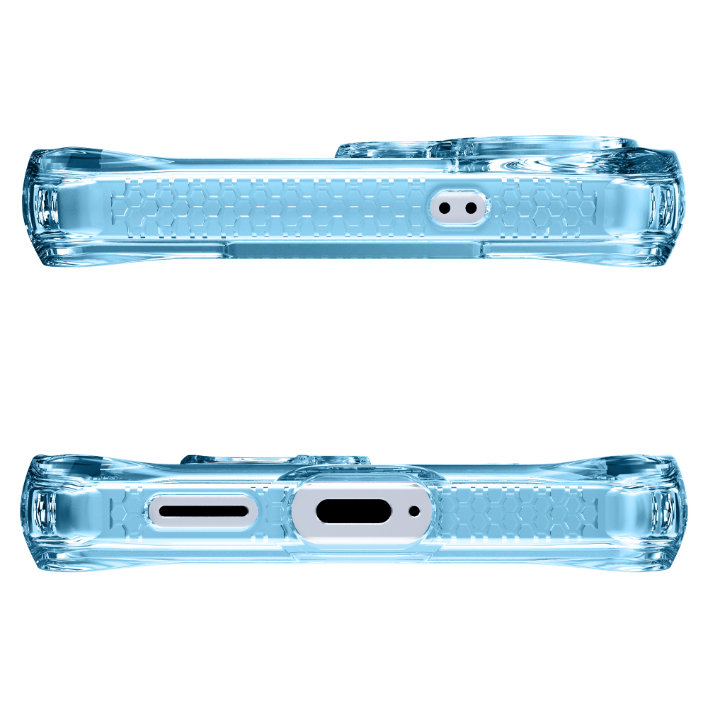 Alt View 3. Itskins - SPECTRUM R // CLEAR Case for Samsung Galaxy S26+ - Light Blue.