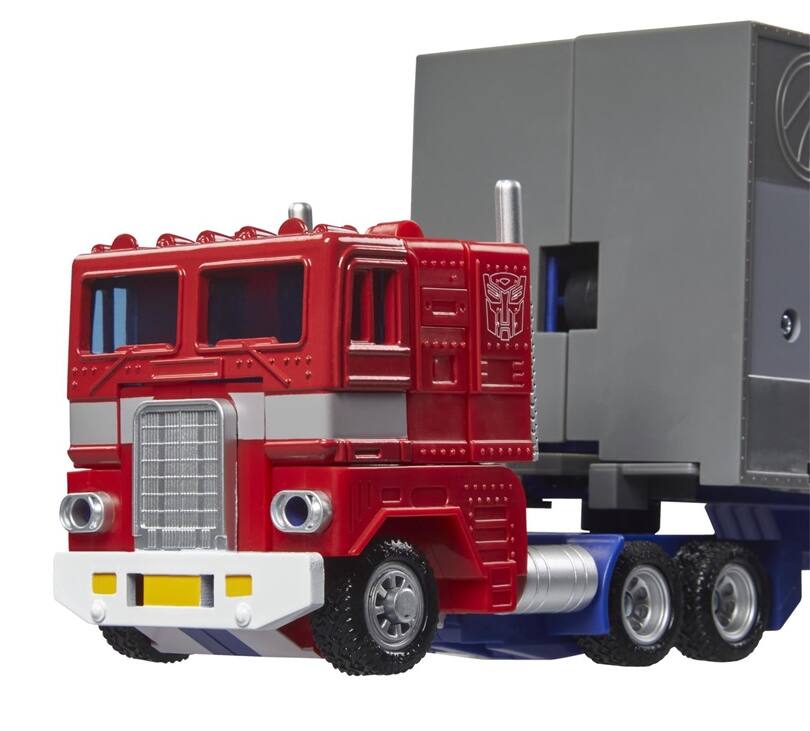 Alt View 7. Transformers - Autobot Commander Optimus Prime 40th Anniversary | Transformers G1 Retro Reissues - Grey.